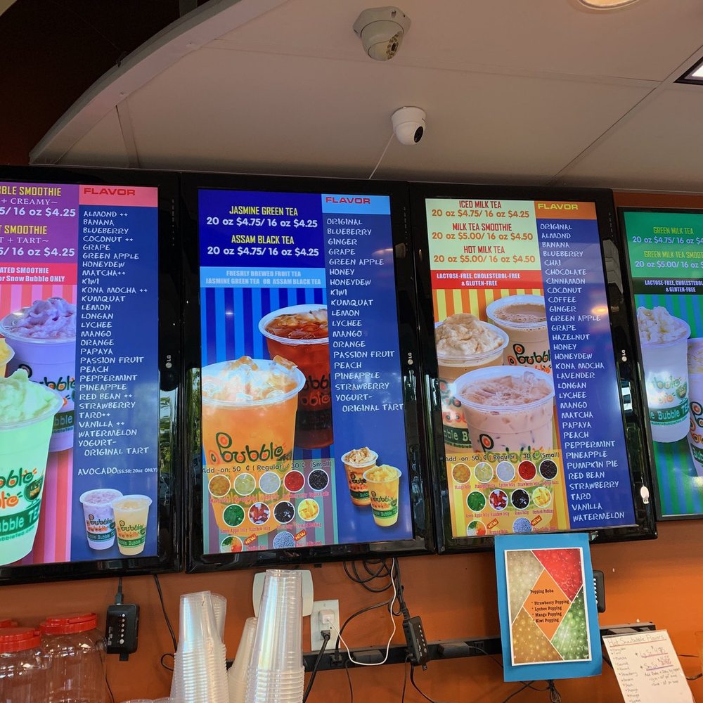 Bubble Bubble Tea - Large selection menu, but I would only recommend some Snow Bubble & Milk Tea Smoothie flavors. But even those are not that great - Bubble Tea Near Me - Beaverton, Oregon Bubble Bubble Tea - Large selection menu, but I would only recommend some Snow Bubble & Milk Tea Smoothie flavors. But even those are not that great - Bubble Tea Near Me - Beaverton, Oregon