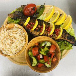 Grilled Trout plate. Yummy! Grilled Trout plate. Yummy!