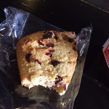 Simply Cafe - Orange Cranberry scone... It. Was. So. Good! - Cafes Near Me - Prairie Du Chien, Wisconsin