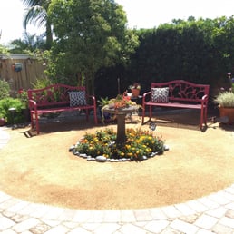 DG added in place of the lawn for meditative garden. DG added in place of the lawn for meditative garden.