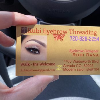 Rubi Eyebrow Threading - Threading Services Near Me - Arvada, Colorado