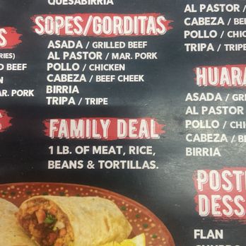 Amor a La Mexicana Restaurant - Menu - Mexican Near Me - Glendale, Arizona