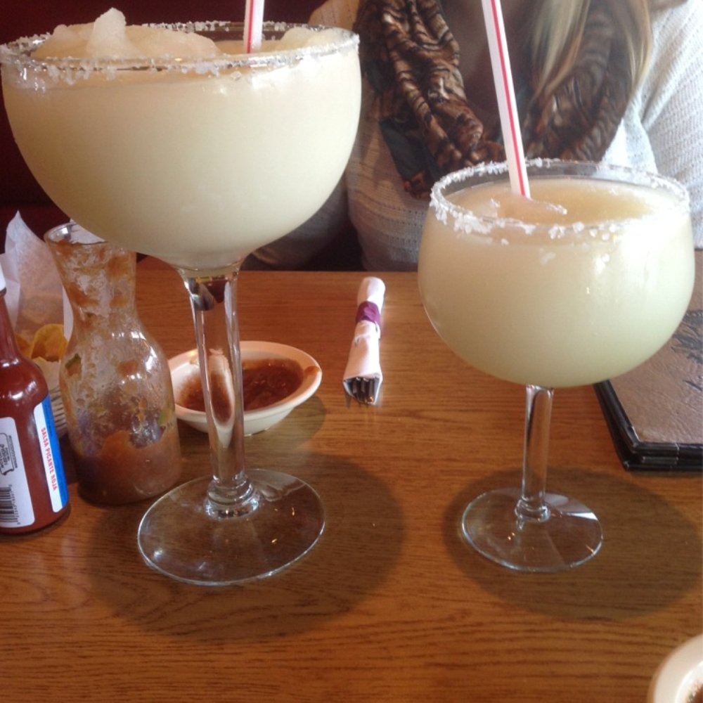 El Azteca - 48oz Margarita vs 24oz Margarita - Mexican Near Me - Ames, Iowa