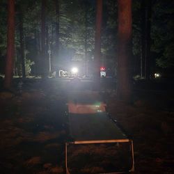 Kaibab Lake Campground - Campsite to the west of us across the road. Taken rn at 9:30pm