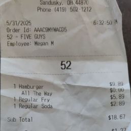 2025 receipt 2025 receipt