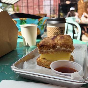 Heirloom Market - Egg and cheese biscuit - Farmers Market Near Me - Wethersfield, Connecticut
