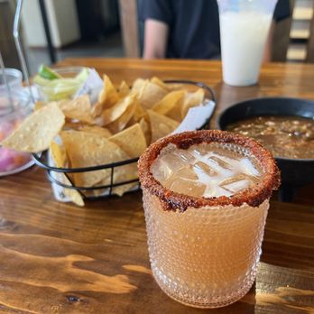 Birria El Rey - Tamarindo Margarita and Chips & Salsa - Mexican Near Me - San Diego, California Birria El Rey - Tamarindo Margarita and Chips & Salsa - Mexican Near Me - San Diego, California