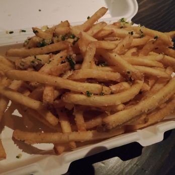 Hopdoddy Burger Bar - Parmesan truffle fries to-go order - Burgers Near Me - San Marcos, Texas Hopdoddy Burger Bar - Parmesan truffle fries to-go order - Burgers Near Me - San Marcos, Texas