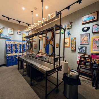 Velvet Taco - Bathroom area sinks and decor - Tacos Near Me - Austin, Texas Velvet Taco - Bathroom area sinks and decor - Tacos Near Me - Austin, Texas