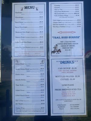 Menu photo 3 The Chuckwagon Long Creek, OR
