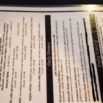 The Cellar on Oakwood - Pizza Near Me - Oak Creek, Wisconsin The Cellar on Oakwood - Pizza Near Me - Oak Creek, Wisconsin