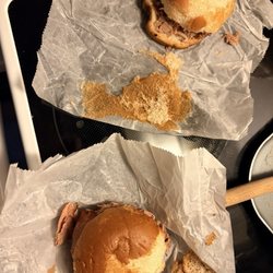 Moonswiners Bar-B-Q - BBQ pork sandwiches