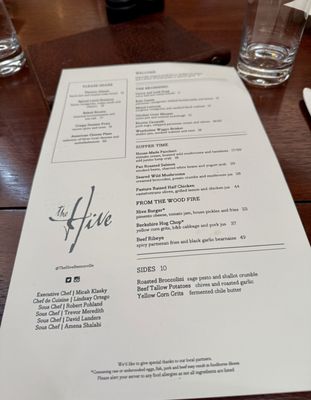 Menu photo 1 The Hive Bentonville, AR