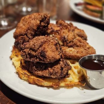 Friedman's - Fried Chicken & Cheddar Waffle (GF) - New American Near Me - New York, New York
