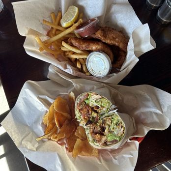 On The Alley - Goleta - Chicken Club Wrap, Fish & Chips - American Near Me - Goleta, California On The Alley - Goleta - Chicken Club Wrap, Fish & Chips - American Near Me - Goleta, California