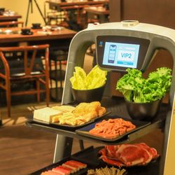 A Tasty Hot Pot - Robot service