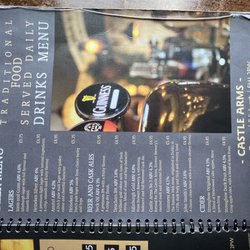 Castle Arms - Menu 5