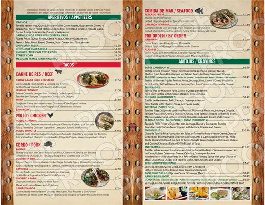 Menu photo 7 La Gloria Mexican Restaurant Pinellas Park, FL Menu photo 7 La Gloria Mexican Restaurant Pinellas Park, FL