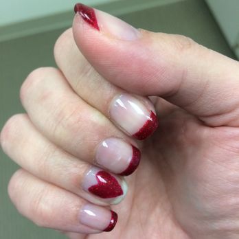 Coatroom - Heart gel mani by Michelle for Valentine's Day. - Waxing Near Me - Arlington, Virginia Coatroom - Heart gel mani by Michelle for Valentine's Day. - Waxing Near Me - Arlington, Virginia