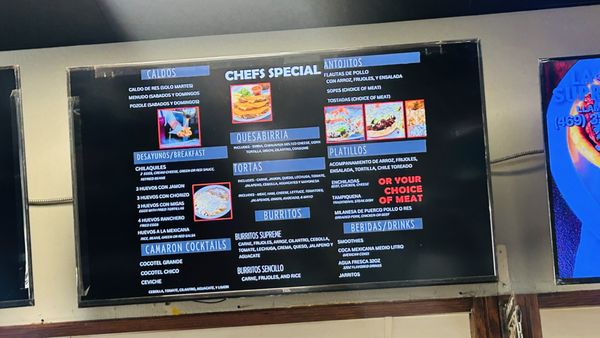 Menu photo 5 La Suprema Market Frisco, TX