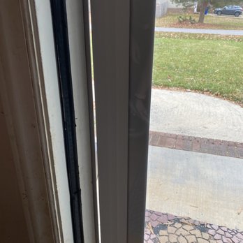 A squared pro services - The storm door is locked and fully closed closed in this photo. - Painters Near Me - Burlington, North Carolina