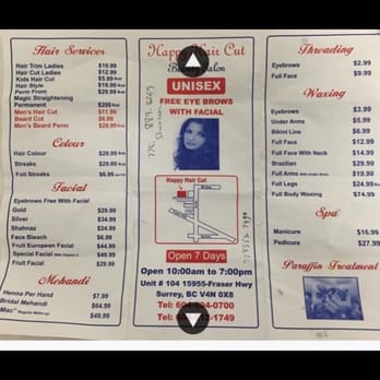 Happy Hair Cut - Hair Salons Near Me - Surrey, British Columbia Happy Hair Cut - Hair Salons Near Me - Surrey, British Columbia