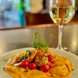 Lobster ravioli special!