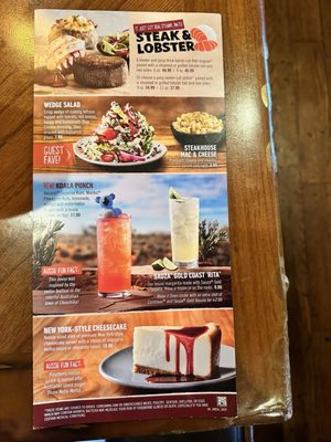 Menu photo 3 Outback Steakhouse Poway, CA