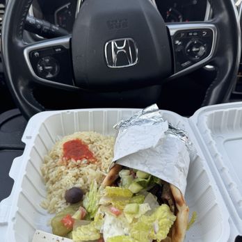 Regina's Restaurant - Gyro sandwich $13.95 (instagram: @issa.cheatday) - Mediterranean Near Me - Silver Spring, Maryland