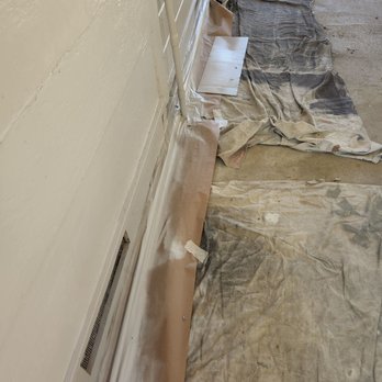 MS Painting - Blankets and paper so the don't get pant on patio - Painters Near Me MS Painting - Blankets and paper so the don't get pant on patio - Painters Near Me