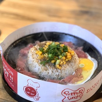 Pepper Lunch - Classic beef pepper rice with $1 egg add-on for $9.90 - Teppanyaki Near Me - Irvine, California