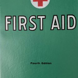 American Red Cross - I had this in graduate school or when I was employed in Human Services. I needed to know First Aid. 10/09/23