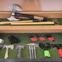 Adrenaline Mountain - Choose from a variety of axes.