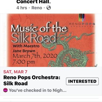 Nightingale Concert Hall - Cultural Center Near Me - Reno, Nevada