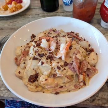Bay Local Eatery - Creamy shrimp and grits with scallops - Breakfast & Brunch Near Me - Virginia Beach, Virginia