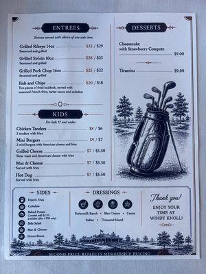 Menu photo 2 Stables at Windy Knoll Springfield, OH