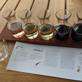 Merrie Mill Farm & Vineyard - Wine flight - Wine Tasting Room Near Me - Keswick, Virginia