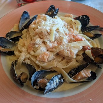 Blackhorn Steakhouse - Fettuccine seafood pasta - Steakhouses Near Me - Scarborough, Ontario Blackhorn Steakhouse - Fettuccine seafood pasta - Steakhouses Near Me - Scarborough, Ontario
