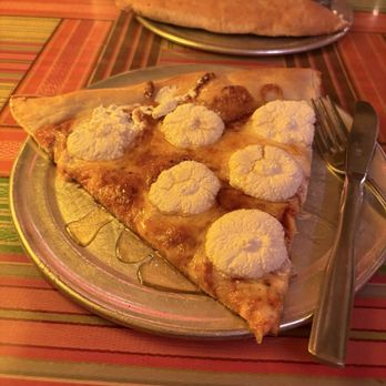Satchel's Pizza - Slice with Ricotta and hot honey - Pizza Near Me - Gainesville, Florida Satchel's Pizza - Slice with Ricotta and hot honey - Pizza Near Me - Gainesville, Florida