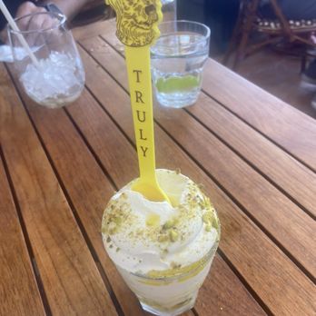 Truly Pizza - Soft Serve with EVOO, Sea salt, and Pistachios - Pizza Near Me - Dana Point, California Truly Pizza - Soft Serve with EVOO, Sea salt, and Pistachios - Pizza Near Me - Dana Point, California