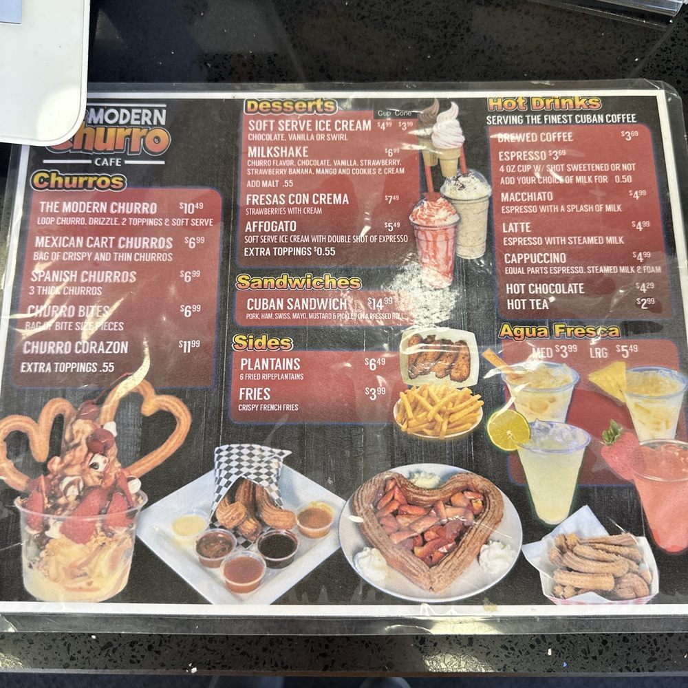 The Modern Churro - Menu - Mexican Near Me - Vista, California The Modern Churro - Menu - Mexican Near Me - Vista, California