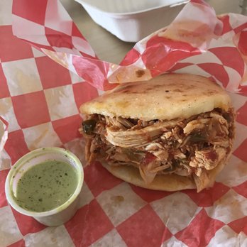 Arepa Zone - I had the chicken arepa. It was soooo good. - Venezuelan Near Me - Washington, DC, District of Columbia