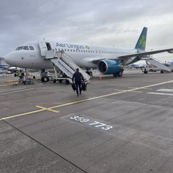 Birmingham Airport - BHX - Finally - on the plane