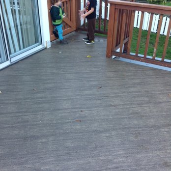Waterproof Deck - Duradek PVC membrane. Walking deck over living space. - Decks & Railing Near Me - Kent, Washington Waterproof Deck - Duradek PVC membrane. Walking deck over living space. - Decks & Railing Near Me - Kent, Washington