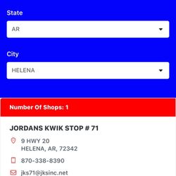 Helena Crossing Conoco / Jordan’s Kwik Stop #71 - Owners' information about their gas station