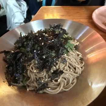 Jilli - (Seasonal) perilla oil noodles -- my fave! - Korean Near Me - San Francisco, California Jilli - (Seasonal) perilla oil noodles -- my fave! - Korean Near Me - San Francisco, California