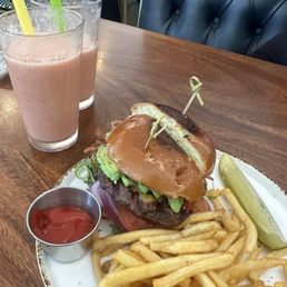 Sunshine smoothie, Brightside Burger Sunshine smoothie, Brightside Burger