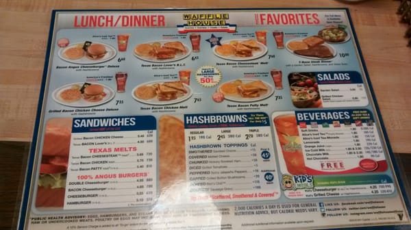 Menu photo 3 Waffle House Rockwall, TX