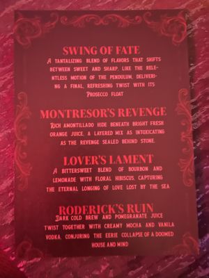 Menu photo 1 Edgar Allan Poe Speakeasy Oakland, CA Menu photo 1 Edgar Allan Poe Speakeasy Oakland, CA