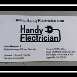 Percy will help you out @ Handy Electrician.   :)